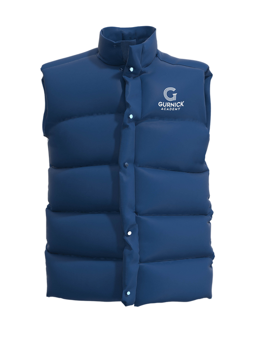 Gurnick Academy Blue Puffer Vest - Overlayer