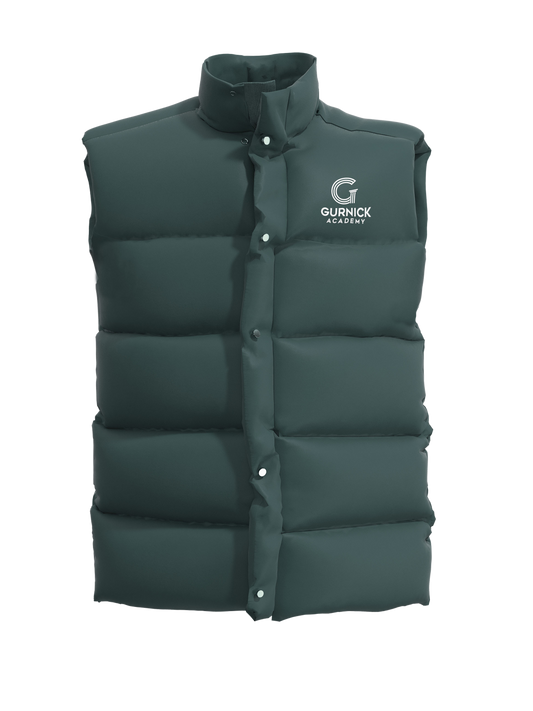 Gurnick Academy Green Puffer Vest - Overlayer