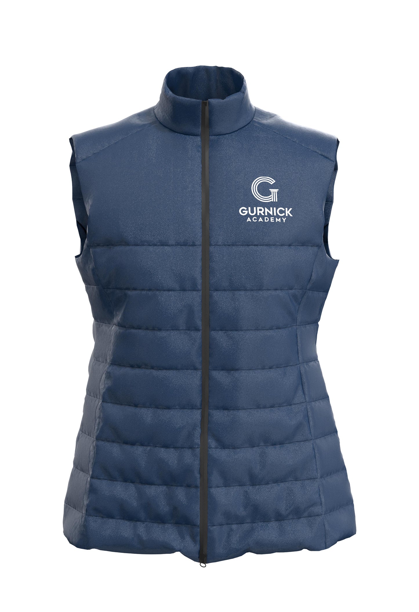 Gurnick Academy Blue Puffer Stuff Vest - Fitted Overlayer