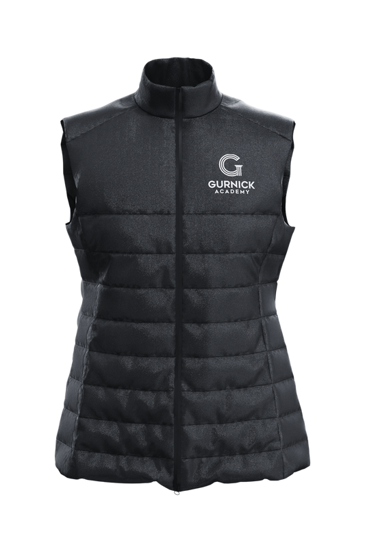 Gurnick Academy Black Puffer Stuff Vest - Fitted Overlayer