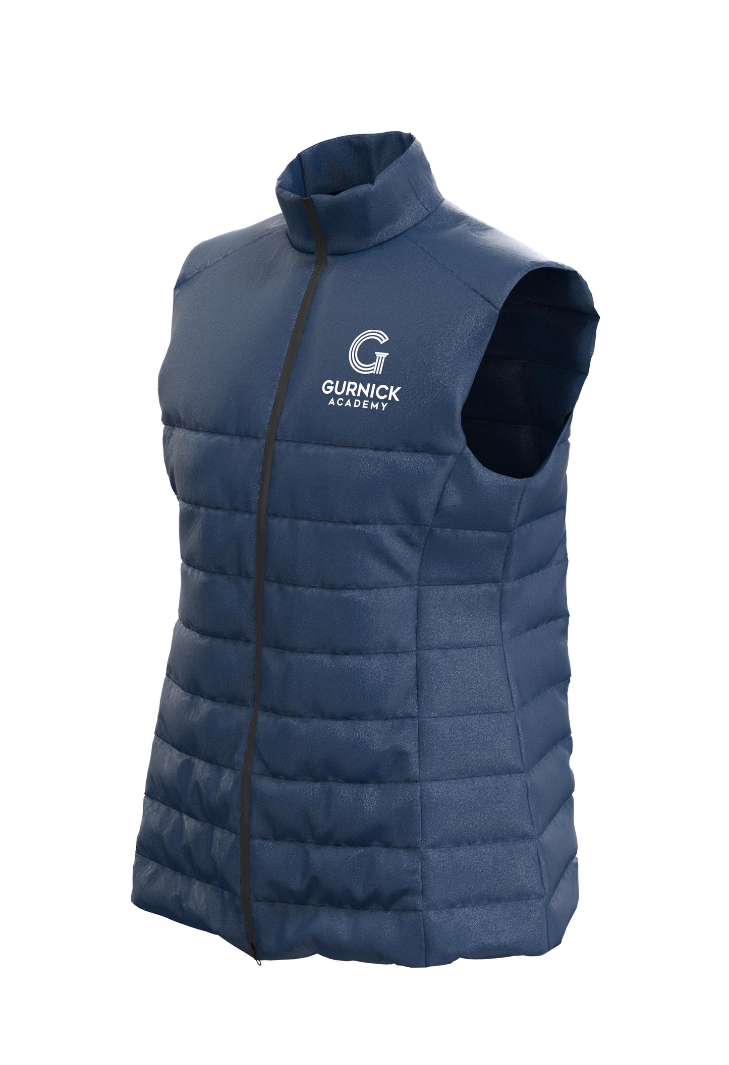 Gurnick Academy Blue Puffer Stuff Vest - Fitted Overlayer