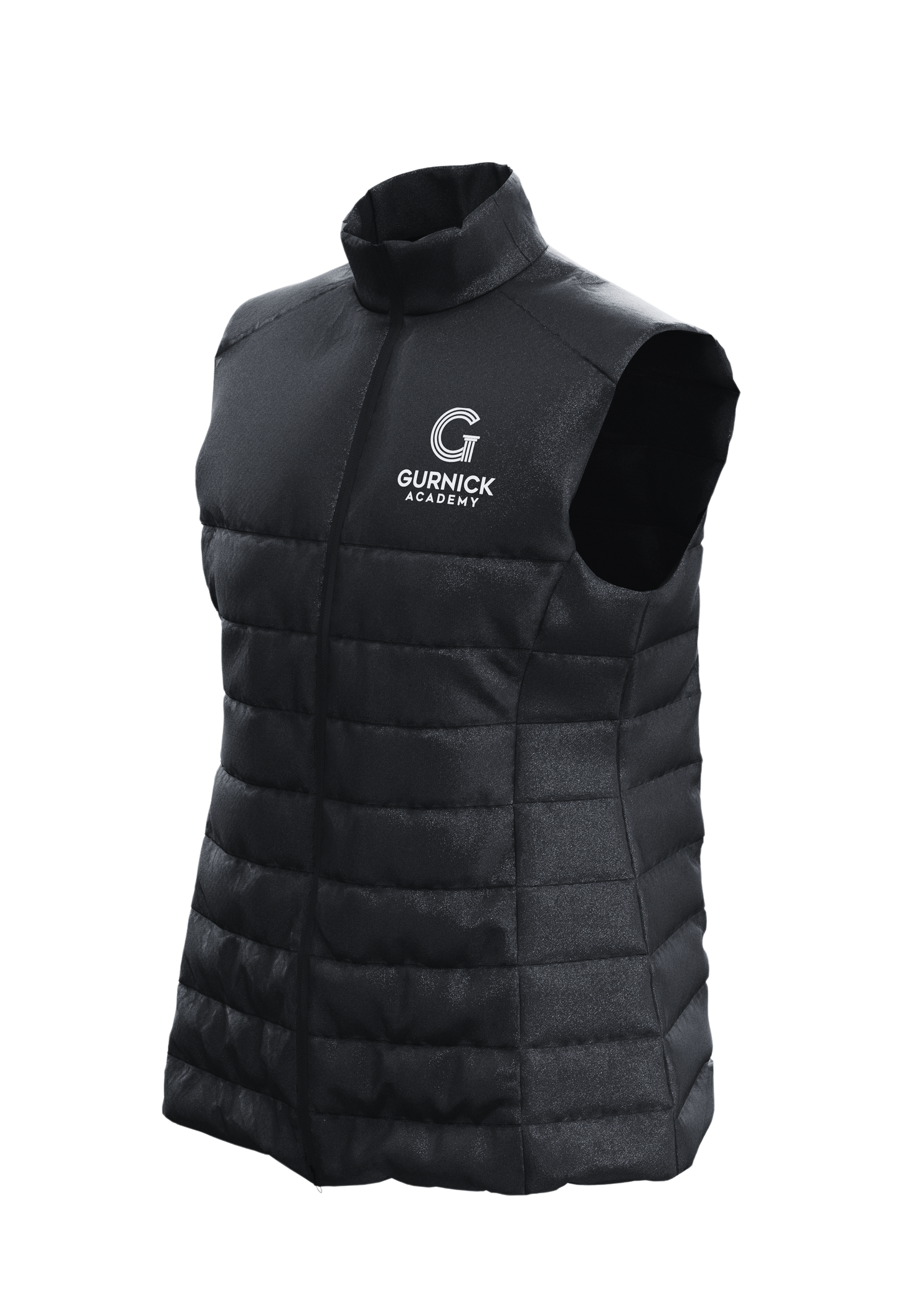 Gurnick Academy Black Puffer Stuff Vest - Fitted Overlayer