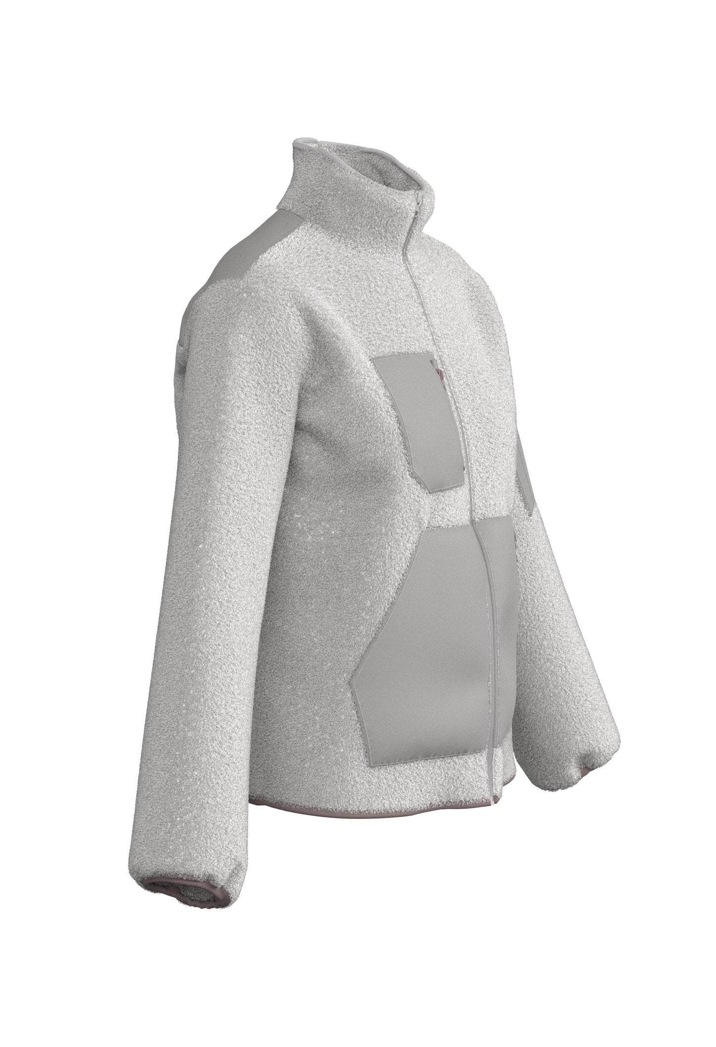 Gurnick Academy Grey Sherpa Jacket