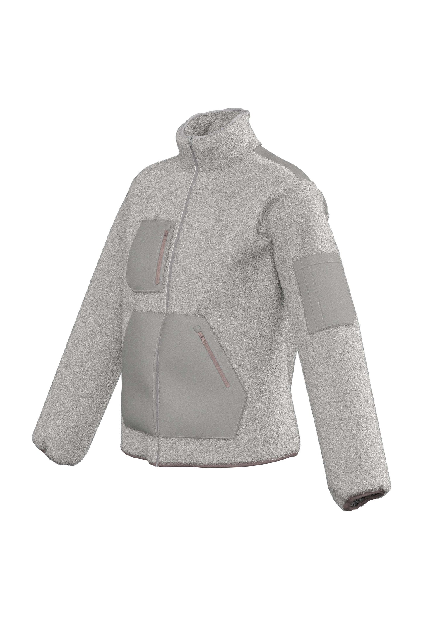 Gurnick Academy Grey Sherpa Jacket